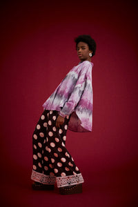 Kinga Csilla | Purple Wave Chalm Shirt