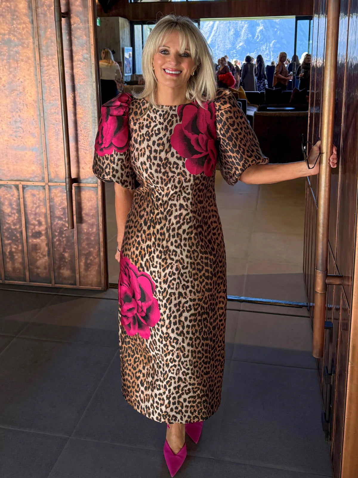 TRELISE COOPER | PARTY TIME DRESS - LEOPARD FLORAL