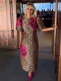 TRELISE COOPER | PARTY TIME DRESS - LEOPARD FLORAL