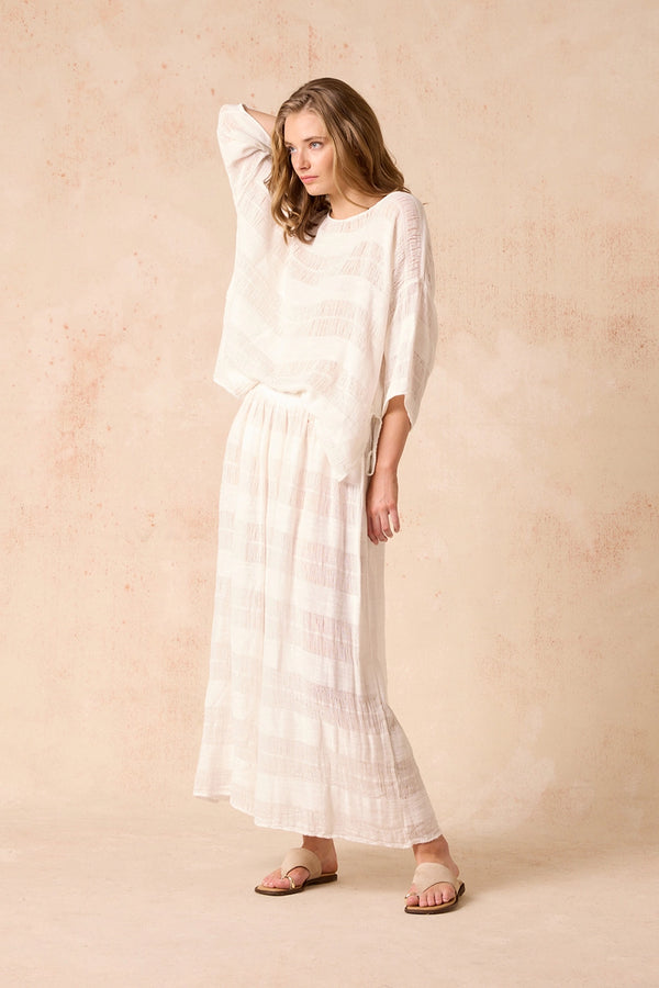 Estilo Emporio | Pistice Top - Tela Atena Panna