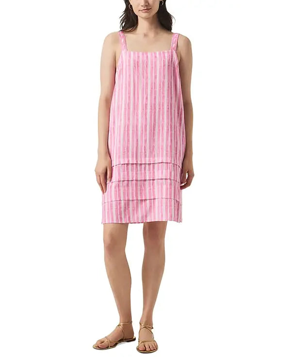 Splendid | Celine Stripe Mini Dress - Chateau Rose Stripe