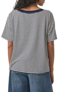 Splendid | Astrid Short Sleeve Tee - Navy Stripe