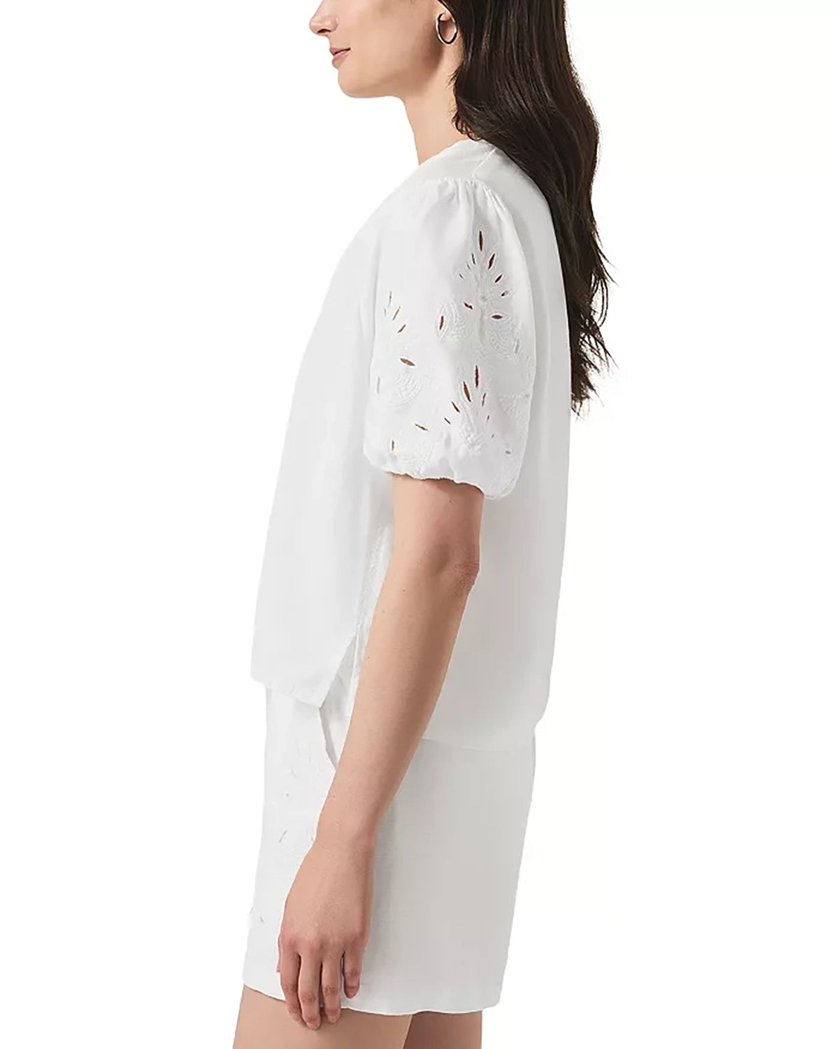 Splendid | Cayden Emb Blouse - White