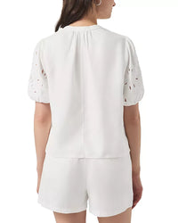 Splendid | Cayden Emb Blouse - White
