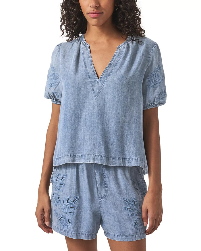 Splendid | Cayden Indigo Blouse - Indigo