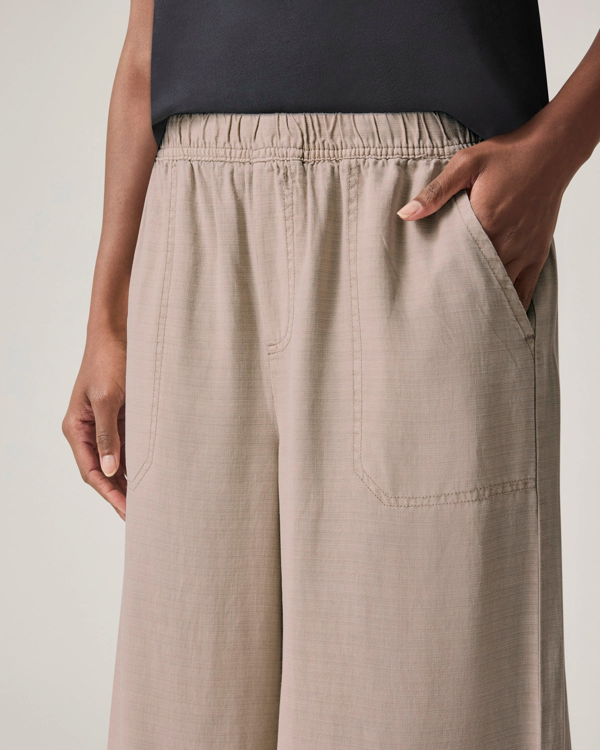 Splendid | Angie Palazzo Pant - Fawn