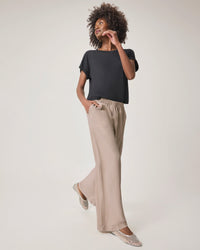 Splendid | Angie Palazzo Pant - Fawn