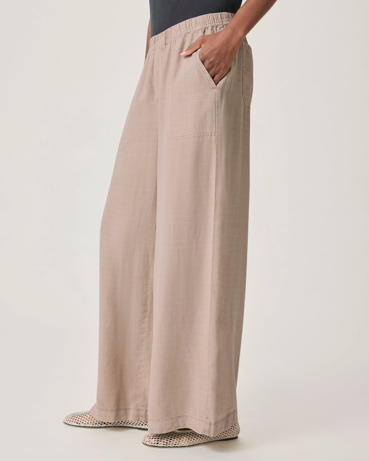 Splendid | Angie Palazzo Pant - Fawn