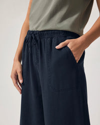 Splendid | Angie Crop Wide Leg - Navy