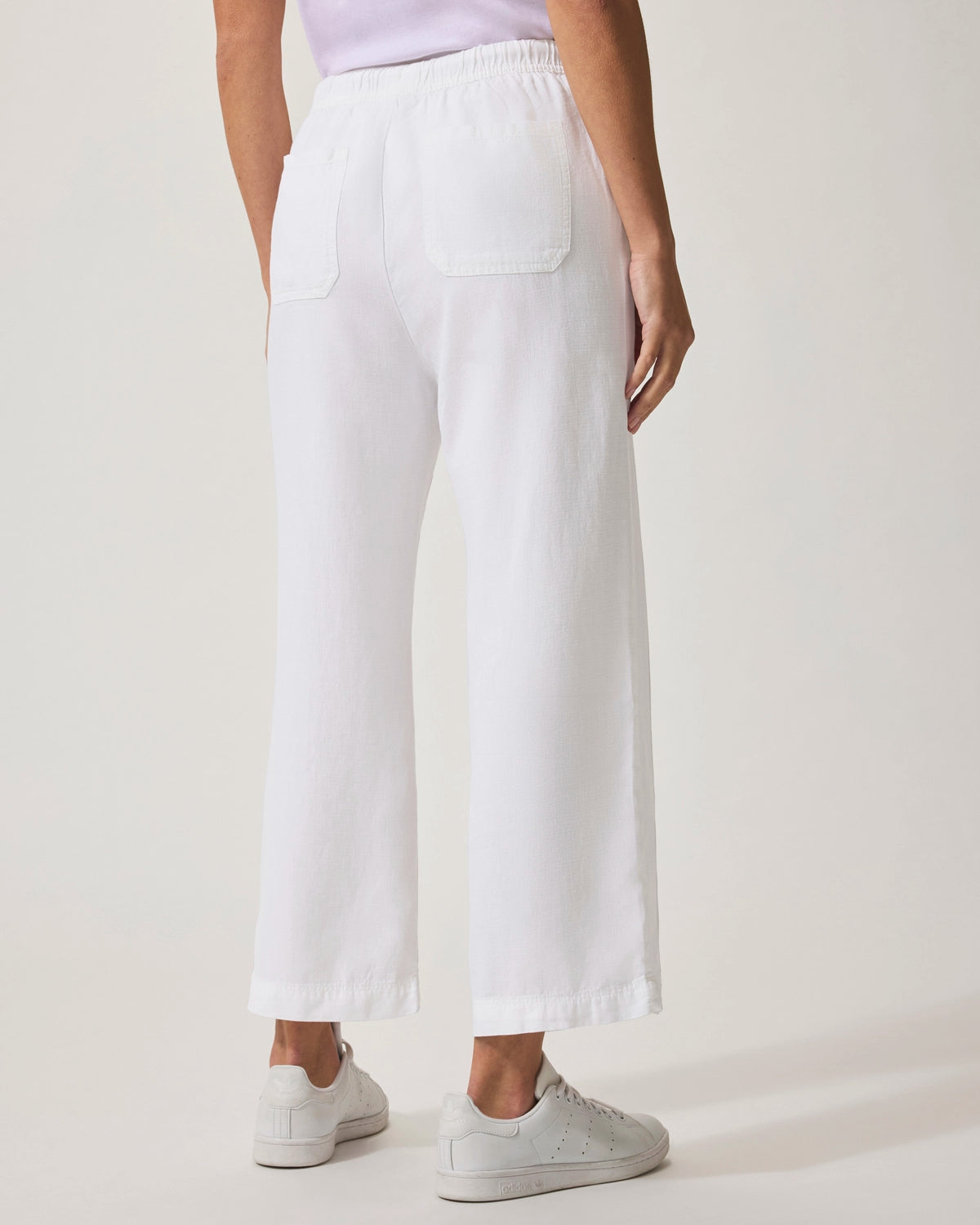 Splendid | Angie Crop Wide Leg - White