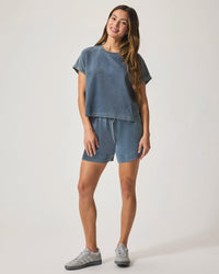 Splendid | Indigo Ss Sweatshirt - Indigo