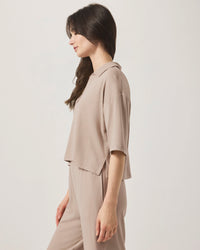 Splendid | Brooke Ss Polo - Fawn