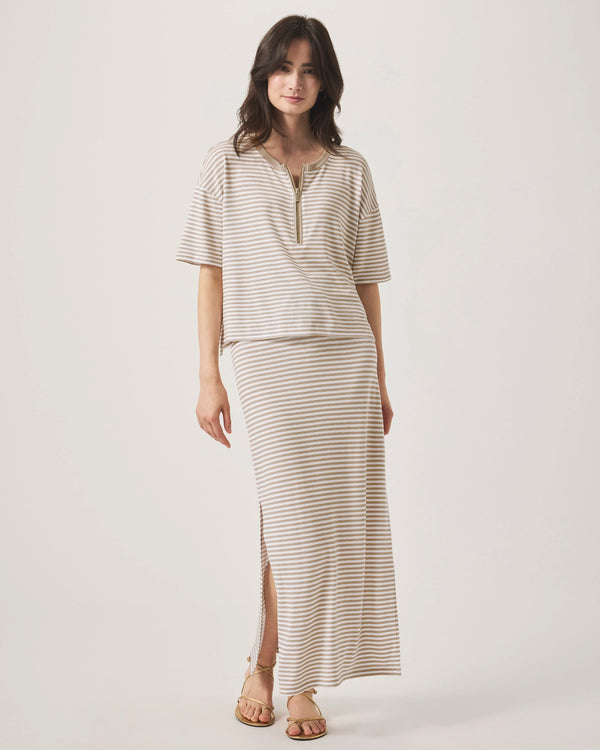 Splendid | Brooke Stripe Skirt - Fawn Stripe