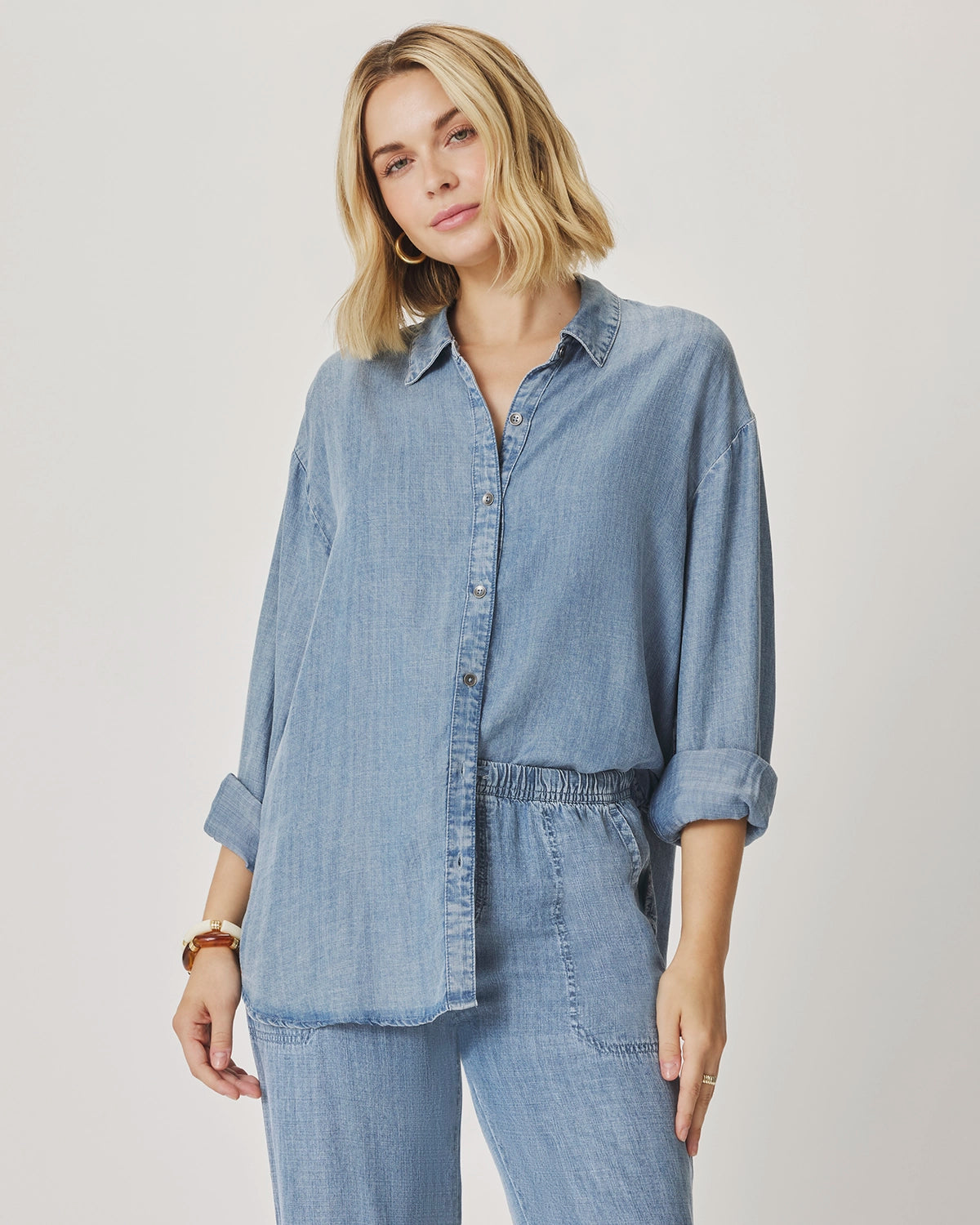 Splendid | Indigo Button Down - Indigo