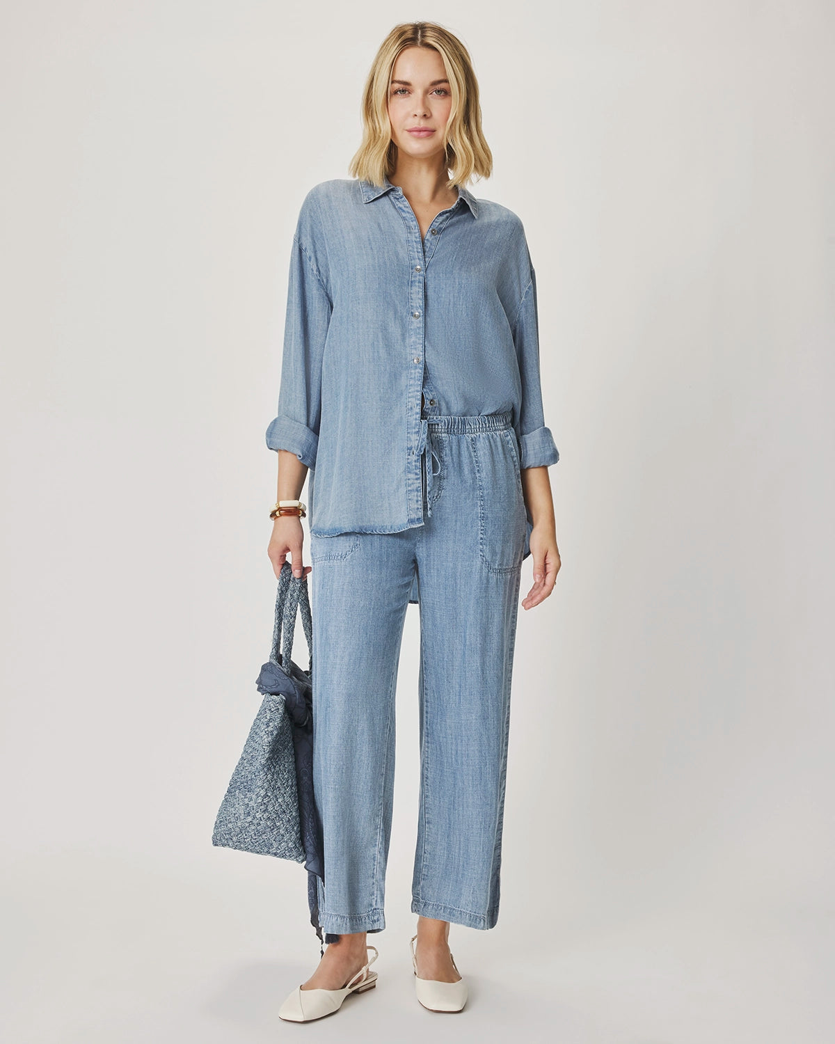 Splendid | Indigo Button Down - Indigo