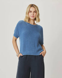 Splendid | Annmarie Ss Sweater - Perfect Blue