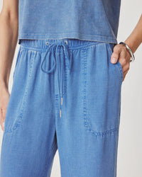 Splendid | Angie Crop Wide Leg - Perfect Blue