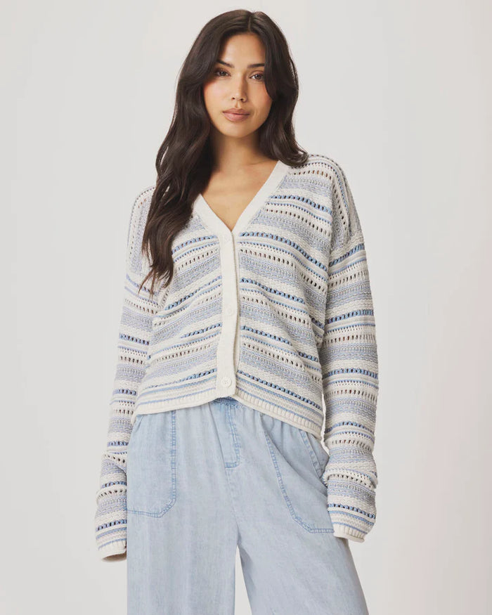 Splendid | Addison Stripe Cardigan - Country Air Multi