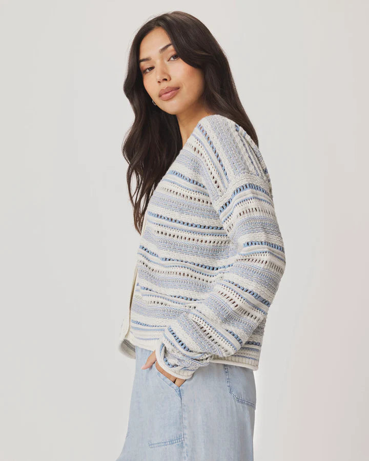 Splendid | Addison Stripe Cardigan - Country Air Multi