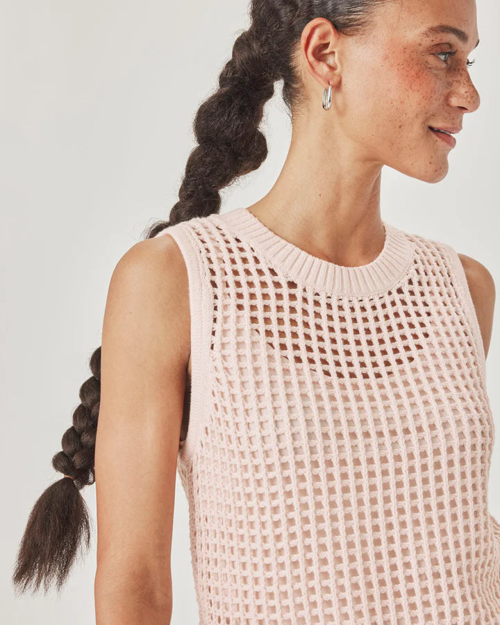 Splendid | Camellia Sweater Tank - Rose Petal