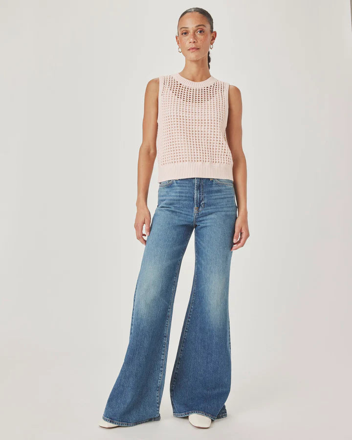 Splendid | Camellia Sweater Tank - Rose Petal