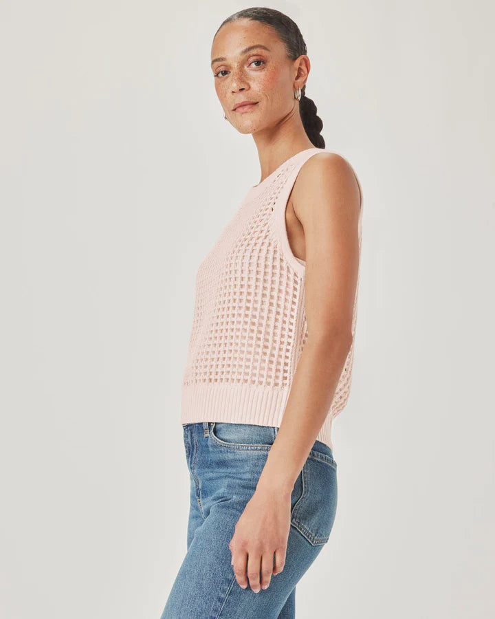 Splendid | Camellia Sweater Tank - Rose Petal