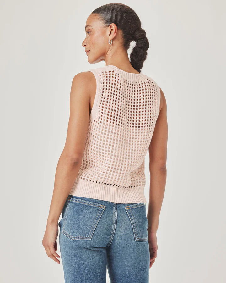 Splendid | Camellia Sweater Tank - Rose Petal