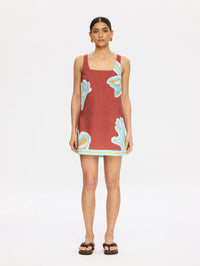 KIVARI | Enzo Mini Dress - Maroon