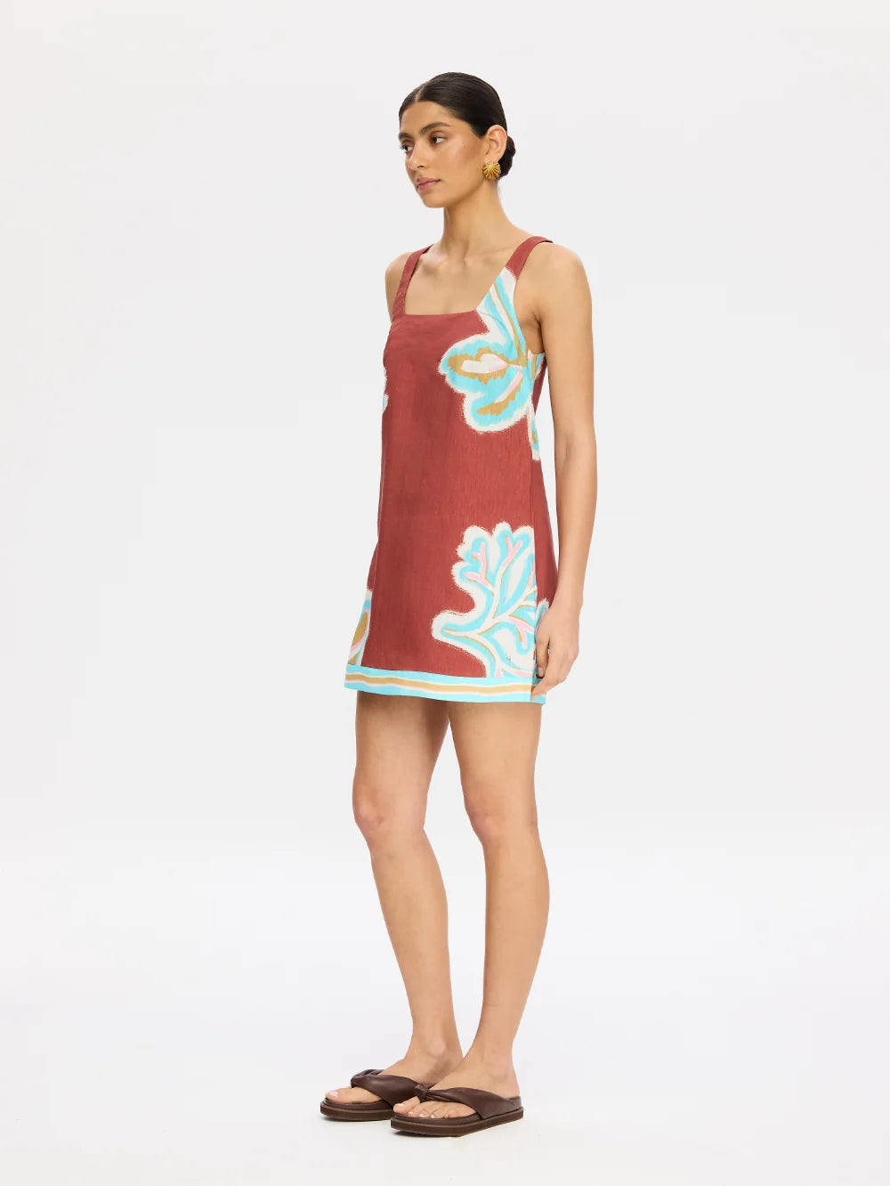 KIVARI | Enzo Mini Dress - Maroon