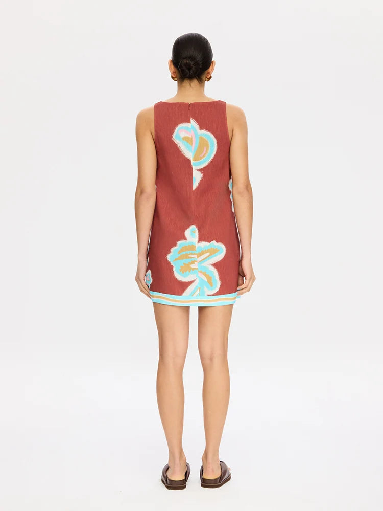 KIVARI | Enzo Mini Dress - Maroon