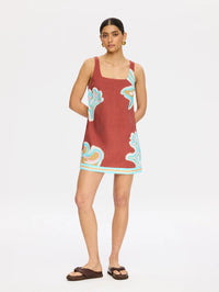 KIVARI | Enzo Mini Dress - Maroon