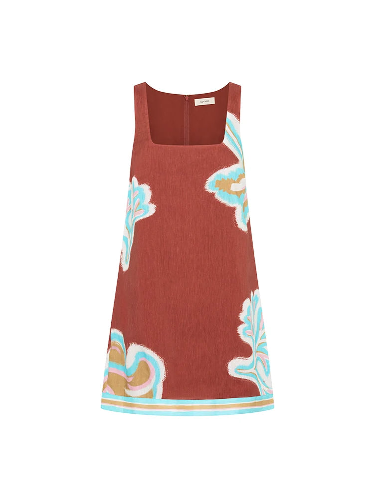 KIVARI | Enzo Mini Dress - Maroon