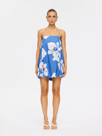 KIVARI | Rowena Bubble Mini Dress - Blue