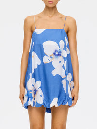 KIVARI | Rowena Bubble Mini Dress - Blue