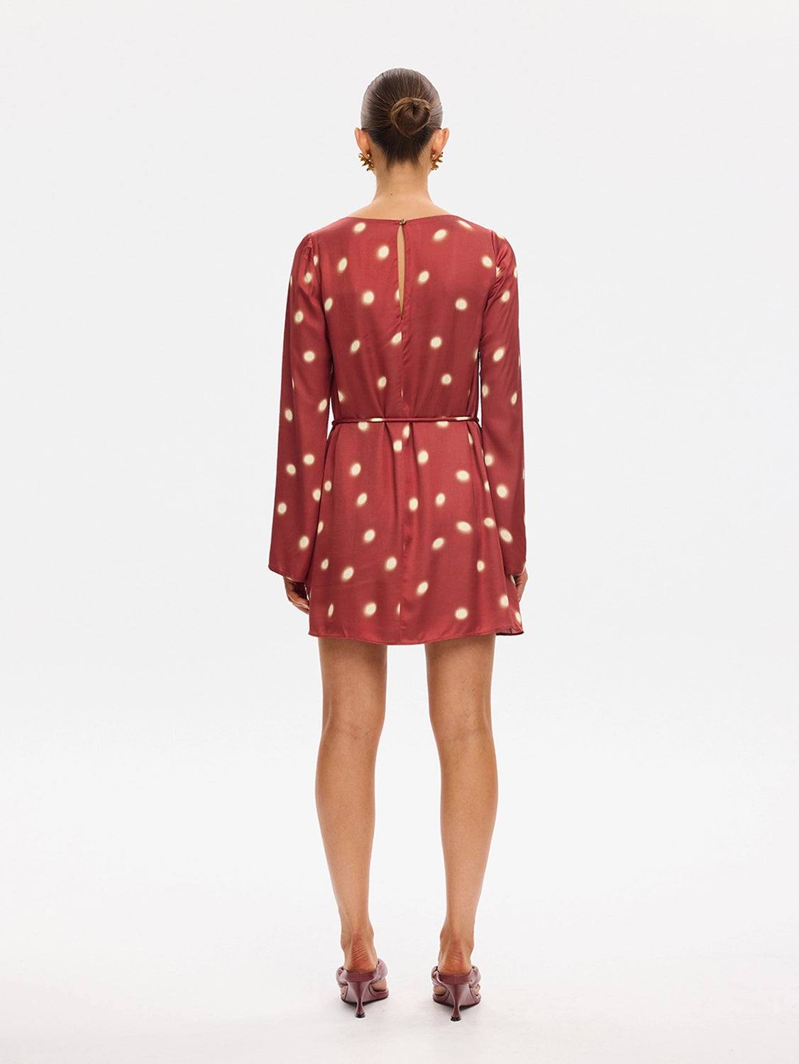 KIVARI | Saro Mini Dress - Brick