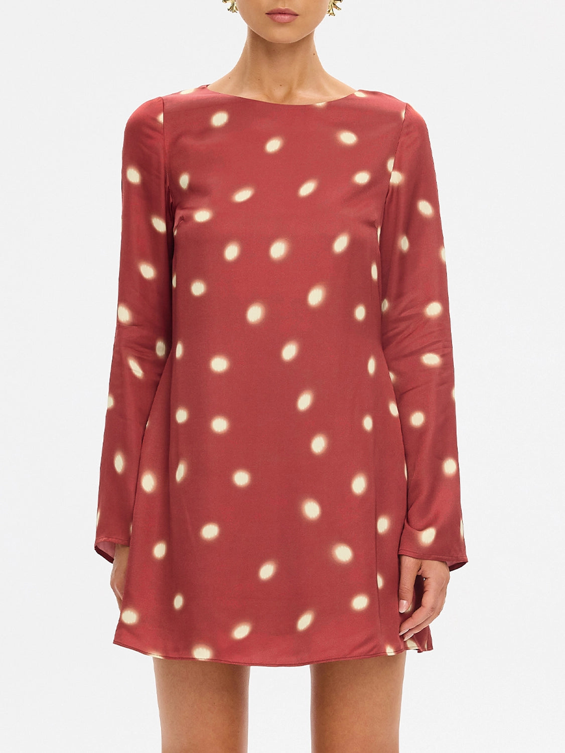 KIVARI | Saro Mini Dress - Brick