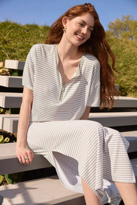 Splendid | Brooke Stripe Skirt - Fawn Stripe