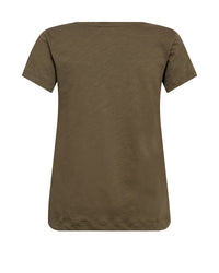 MOS MOSH Zibby O-SS Tee in Sea Turtle organic cotton with star and wing logo artwork, vintage-inspired women’s T-shirt at Hollie Rose.