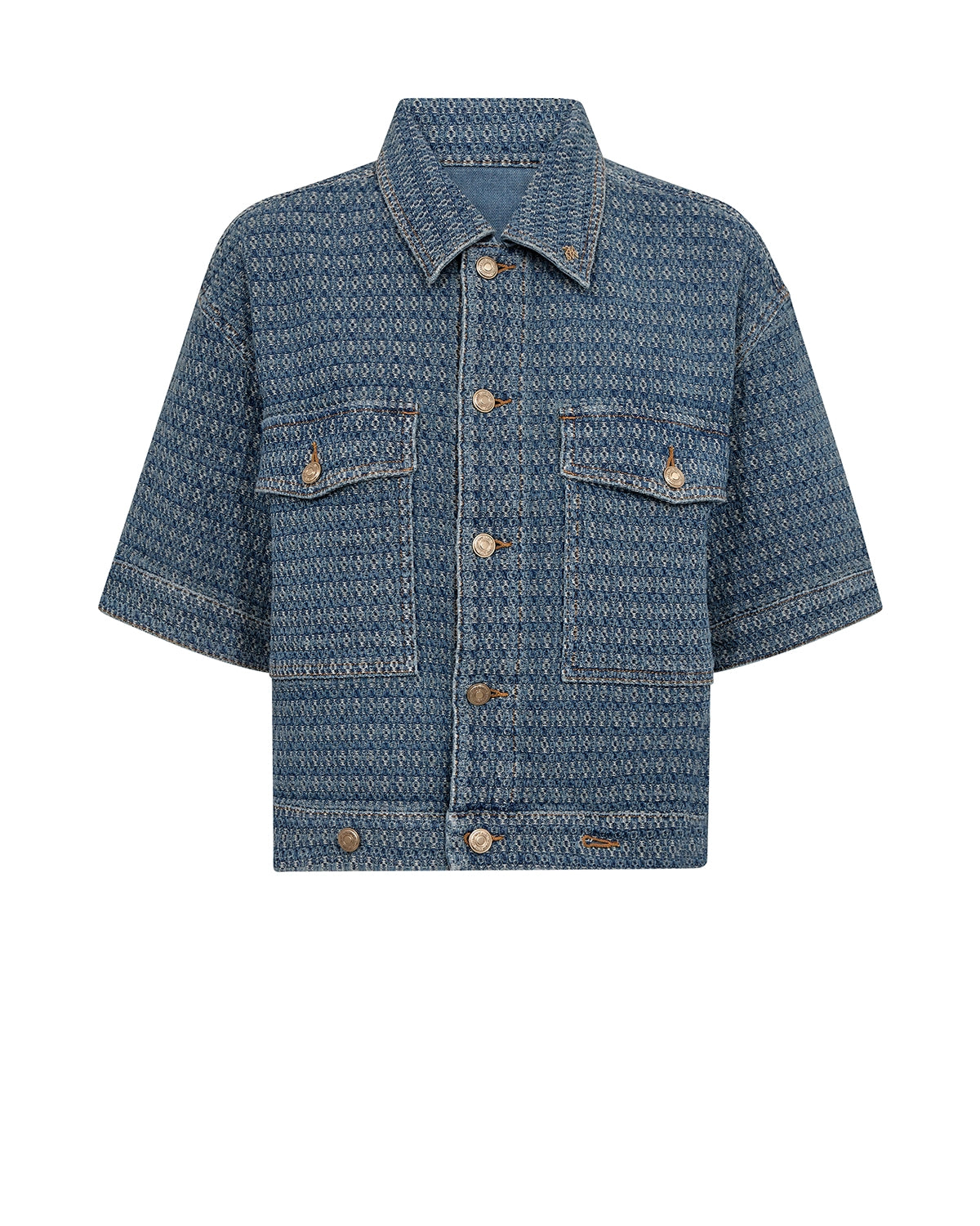 MOS MOSH | EBBA BOBBLE JACKET - BLUE 176670