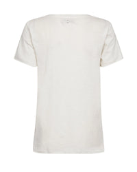 MOS MOSH | ROMI GETHI O-SS GLAM TEE - ECRU 176780