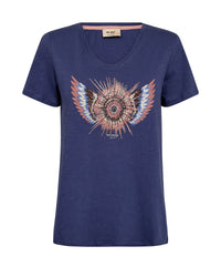 MOS MOSH | ROMI GETHI O-SS GLAM TEE - CROWN BLUE 176780