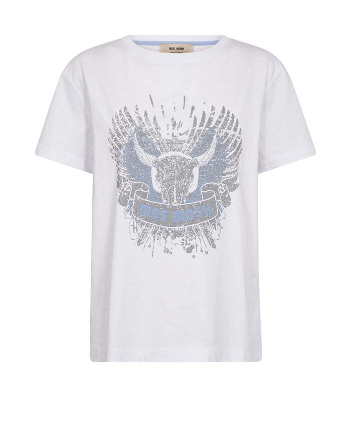 MOS MOSH | WASHA O-SS TEE - WHITE 177070