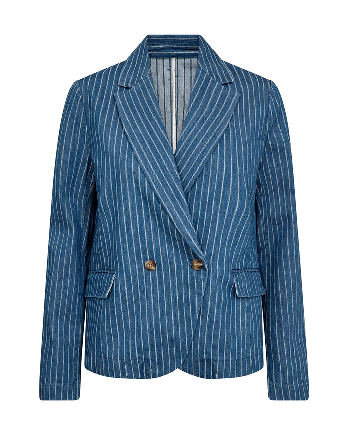 MOS MOSH | BELINE VIRTO BLAZER - MID BLUE 177630