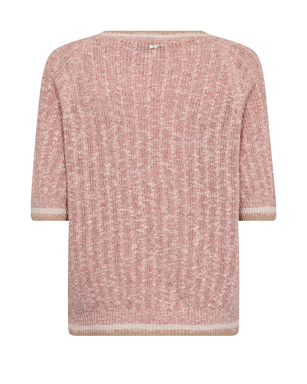 MOS MOSH | MARISOLA LINE SS LINEN KNIT - PEACHY 177710