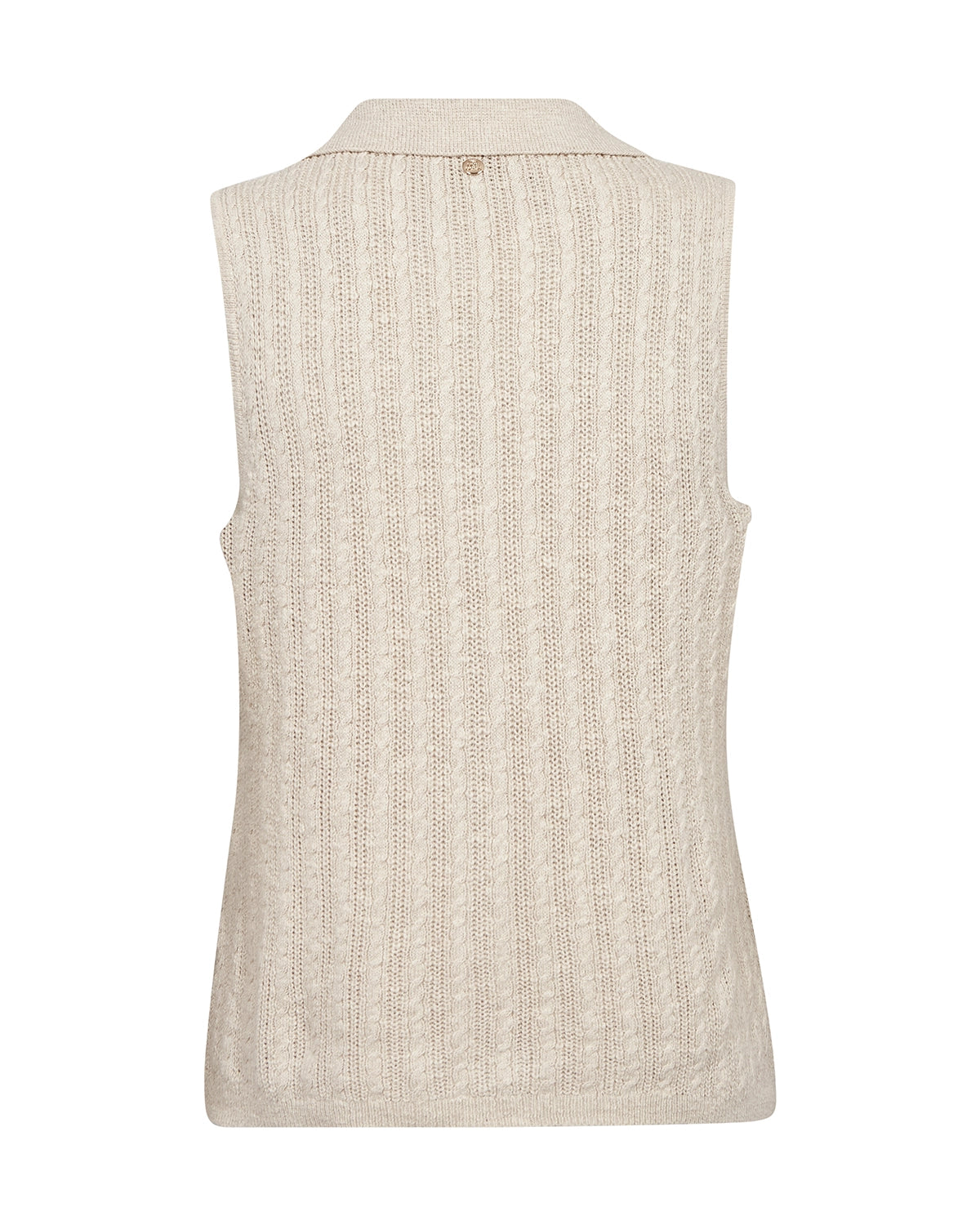 MOS MOSH | RINJA MARISOL LINE KNIT TOP - ECRU 177720