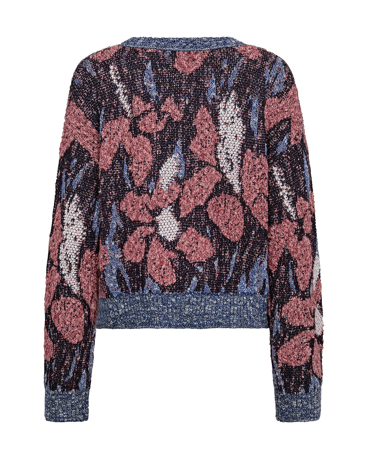 MOS MOSH | TEANA INTARSIA KNIT - CROWN BLUE 177750