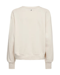 MOS MOSH | COSETTE V-LS SPRING SWEATSHIRT - ECRU 178020