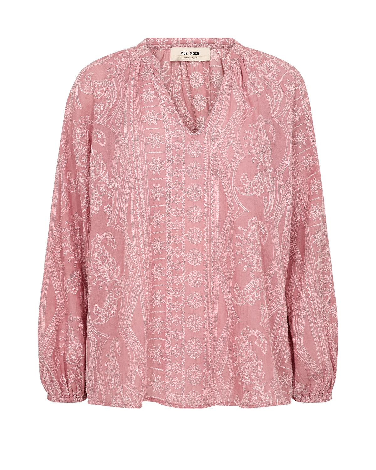 MOS MOSH | GATA ALLO BLOUSE - DUSTY ROSE 178200