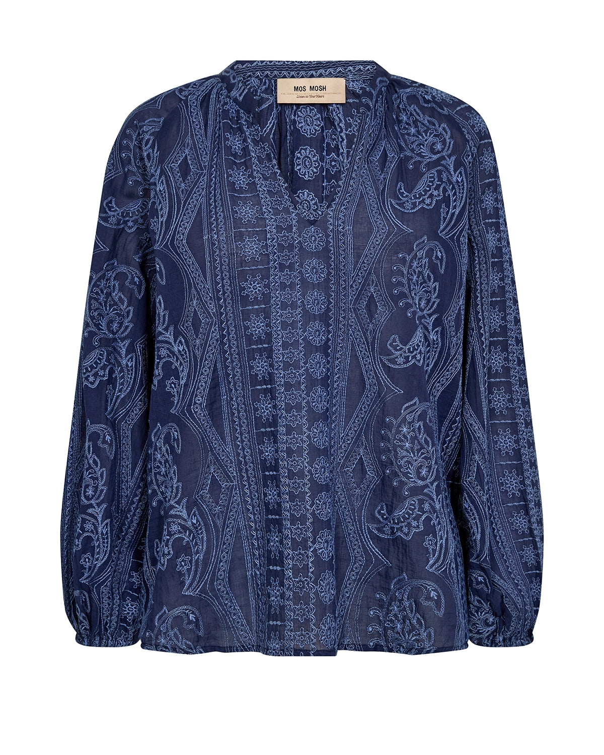 MOS MOSH | GATA ALLO BLOUSE - CROWN BLUE 178200