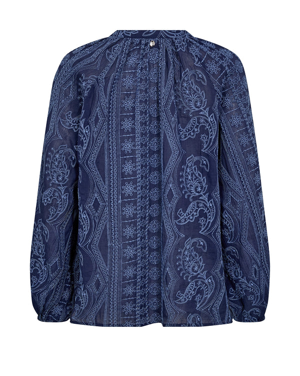 MOS MOSH | GATA ALLO BLOUSE - CROWN BLUE 178200